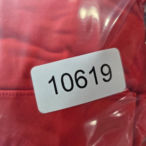 Womens Michael Kors Red Sleeveless Gold Chain Strap Tank Top Polyester Stretch S - Picture 8 of 8